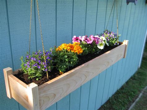 metal hanging flower boxes|outdoor hanging flower boxes.